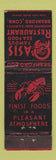 Matchbook Cover - Oasis Restaurant Branford CT