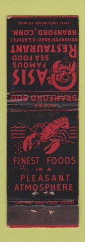 Matchbook Cover - Oasis Restaurant Branford CT