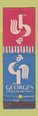 Matchbook Cover - George De Met & Bros Chicago IL