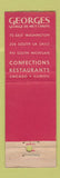 Matchbook Cover - George De Met & Bros Chicago IL