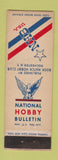Matchbook Cover - National Hobby Bulletin Match Collecting Rochester NY