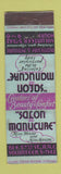 Matchbook Cover - Salon de Manucure New York City WEAR