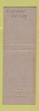 Matchbook Cover - Budweiser Beer Pitch In Don't Litter