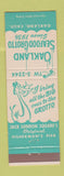 Matchbook Cover - Oakland Seafood Grotto Oakland CA