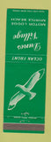 Matchbook Cover - Dunes Village Motor Lodge Myrtle Beach SC