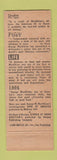 Matchbook Cover - Omar Khayyam's San Francisco CA Armenian
