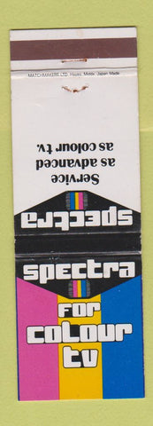 Matchbook Cover - Spectra Color TV WEAR