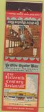 Matchbook Cover - Sixteenth Century restaurant Fitchburg MA