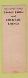 Matchbook Cover - Hotel Abbey New York City