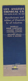 Matchbook Cover - Lacco Brand Chemical Los Angeles CA WEAR