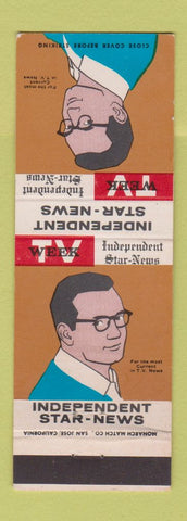 Matchbook Cover - TV Week Independent Star News CA?