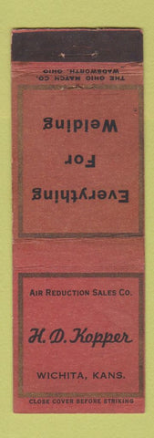 Matchbook Cover - KH Kopper Welding Wichita KS
