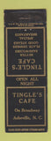 Matchbook Cover - Tingle's Cafe Asheville NC