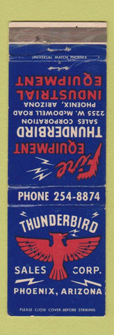 Matchbook Cover - Thunderbird Sales Corp Industrial Phoenix AZ