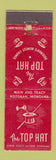 Matchbook Cover - The Top Hat Bozeman MT