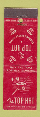 Matchbook Cover - The Top Hat Bozeman MT