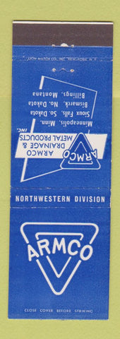 Matchbook Cover - Armco Drainage Metal Products Minneapolis MN Sioux Falls SD