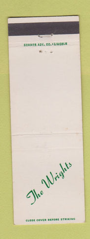 Matchbook Cover - The Wrights Insurance