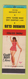 Matchbook Cover - Bamboo Club Long Beach CA pinup