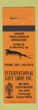 Matchbook Cover - International Gift Shop Anchorage AK Totem