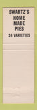 Matchbook Cover - Swartz Restaurant Decatur IL