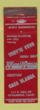 Matchbook Cover - Casa Blanca Restaurant Oceanside CA WEAR