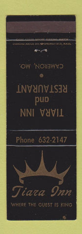 Matchbook Cover - Tiara Inn Trail Inn Restaurant Cameron MO