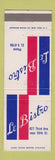 Matchbook Cover - Le Bistro New York City WEAR