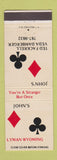 Matchbook Cover - John's Lyman WY