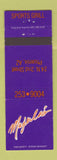 Matchbook Cover - Dan Majerle's Phoenix AZ Suns Basketball