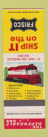 Matchbook Cover - Frisco Railroad
