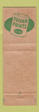 Matchbook Cover - Fuller Paints WEAR