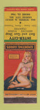 Matchbook Cover - Inter City Bait Gun Shop Kansas City MO pinup WEAR