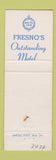 Matchbook Cover - Water Tree Inn Fresno CA