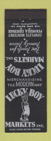 Matchbook Cover - Lucky Boy Markets Grocery