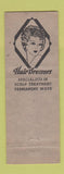 Matchbook Cover - Antoine Beauty Salon girlie