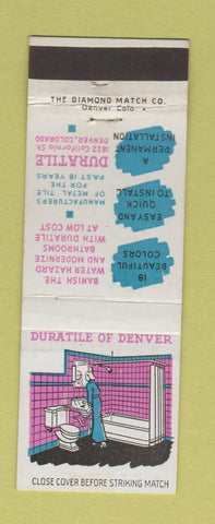 Matchbook Cover - Duratile of Denver Colorado Tile