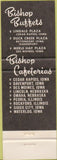 Matchbook Cover - Bishops Cafeterias IA IL NE