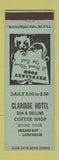 Matchbook Cover - Claridge Hotel Miami?