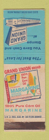 Matchbook Cover - Grand Union Grocery Margarine