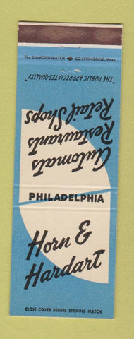 Matchbook Cover - Horn and Hardart Automats Philadelphia PA