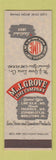 Matchbook Cover - MJ Grove Lime Company Frederick Lime Kiln MD Middletown VA