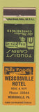 Matchbook Cover - Wescosville Hotel PA WEAR