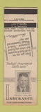 Matchbook Cover - Preson Phillips Insurance Durham NC