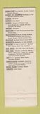 Matchbook Cover - Peck and Peck Stores?