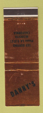 Matchbook Cover - Danny's Moedso CA WEAR