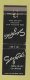 Matchbook Cover - Sanford's Oakland CA restaurant WEAR