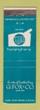 Matchbook Cover - G Fox and Company