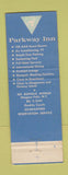 Matchbook Cover - Parkway Inn Niagara Falls NY WEAR