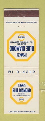 Matchbook Cover - Blue Diamond Flintkote